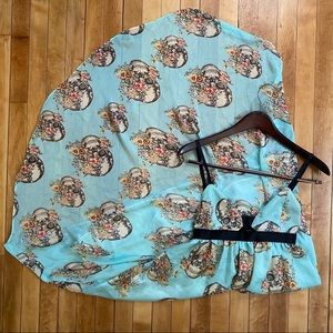 Millau High-Low Skull Dress XS